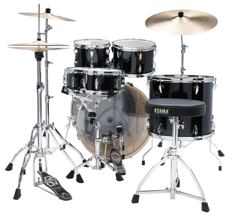 Tama IP58H6W HBK Imperialstar Batería Acústica con Herrajes Hairline Black 3