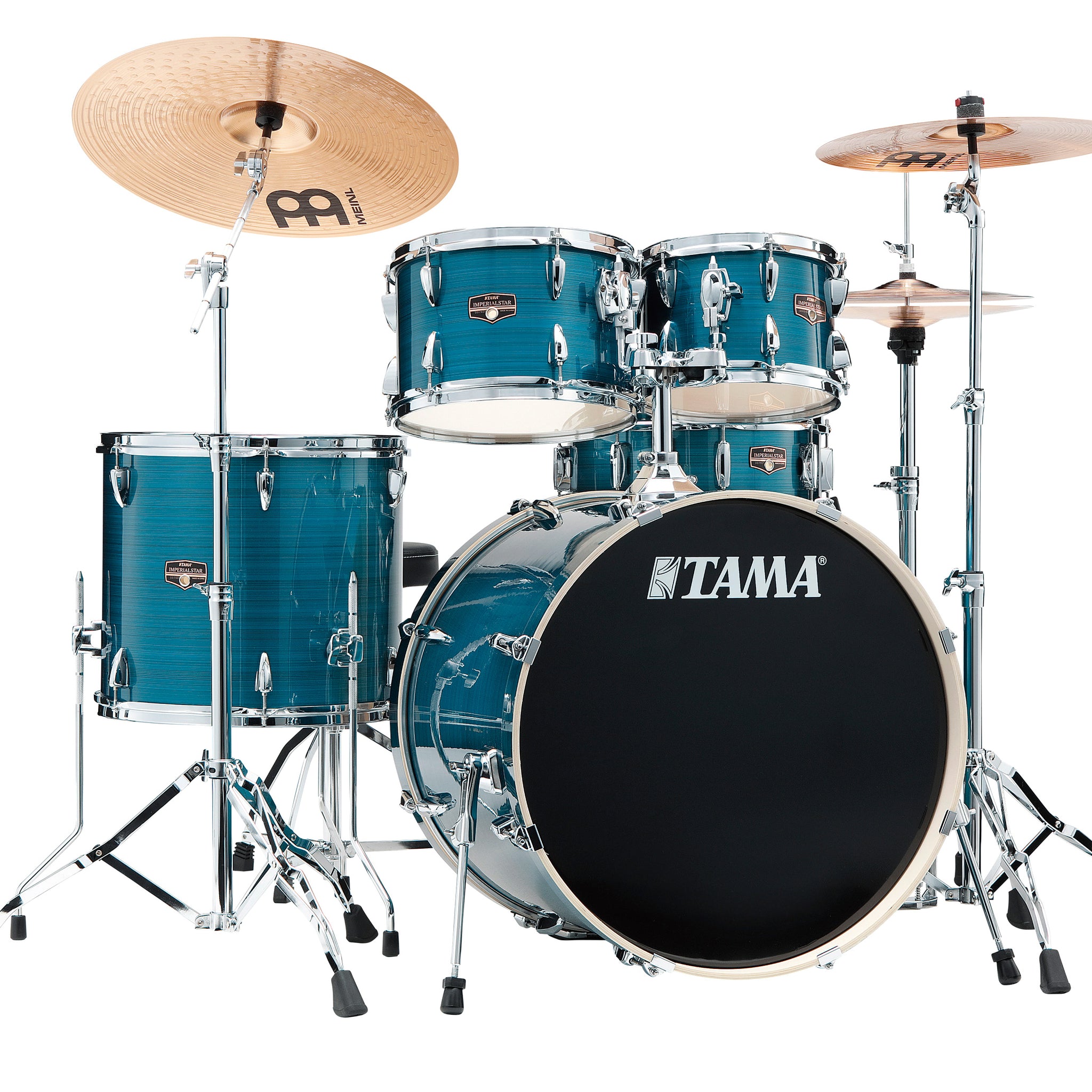 Tama IP58H6W HLB Imperialstar Batería Acústica con Herrajes Hairline Blue 1