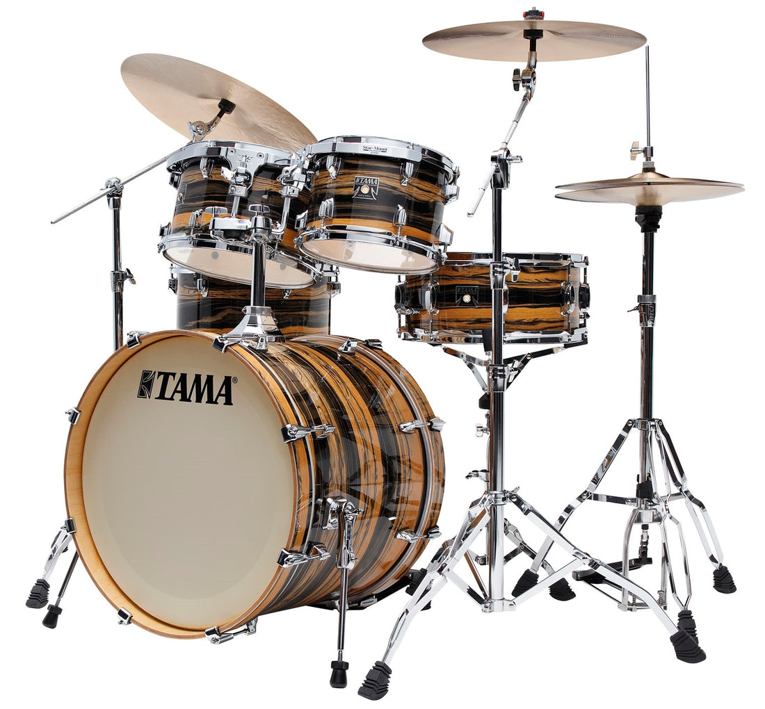 Tama CK50RS NET Superstar Classic Batería Acústica Natural Ebony Tiger WRap 2