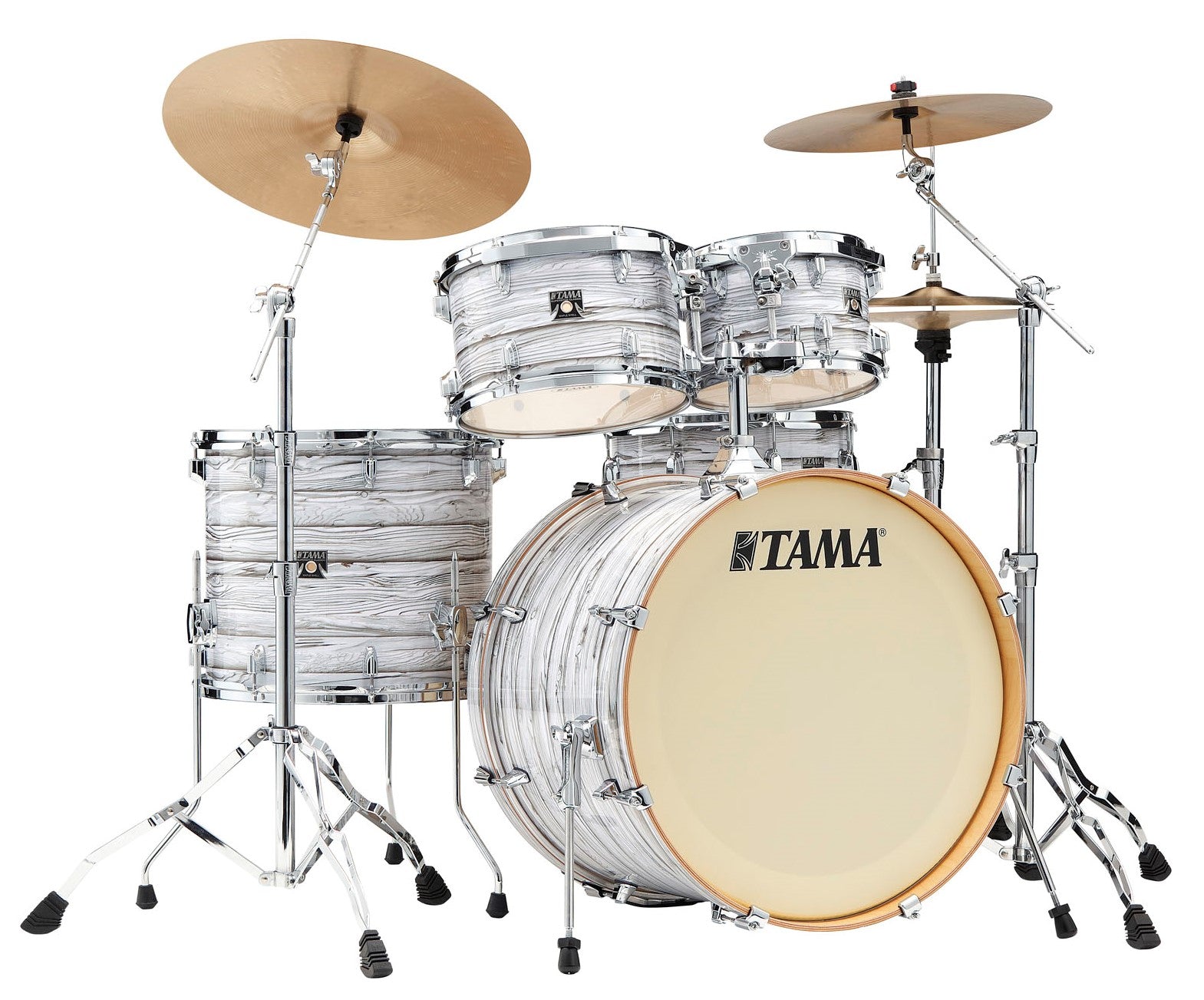 Tama CK52KRS ICA Superstar Classic Batería Acústica Ice Ash WRap 1