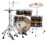 Tama CK52KRS NET Superstar Classic Batería Acústica Natural Ebony Tiger WRap 3