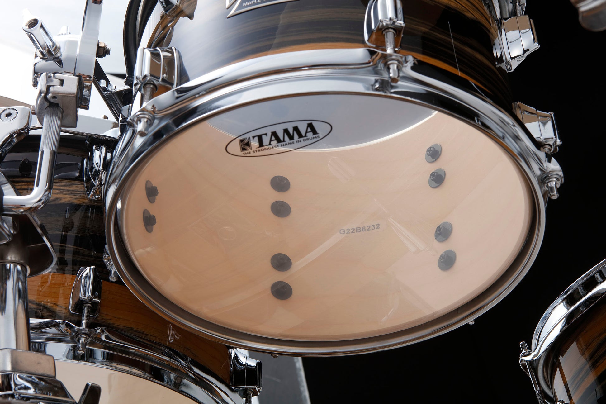 Tama CK52KRS NET Superstar Classic Batería Acústica Natural Ebony Tiger WRap 5