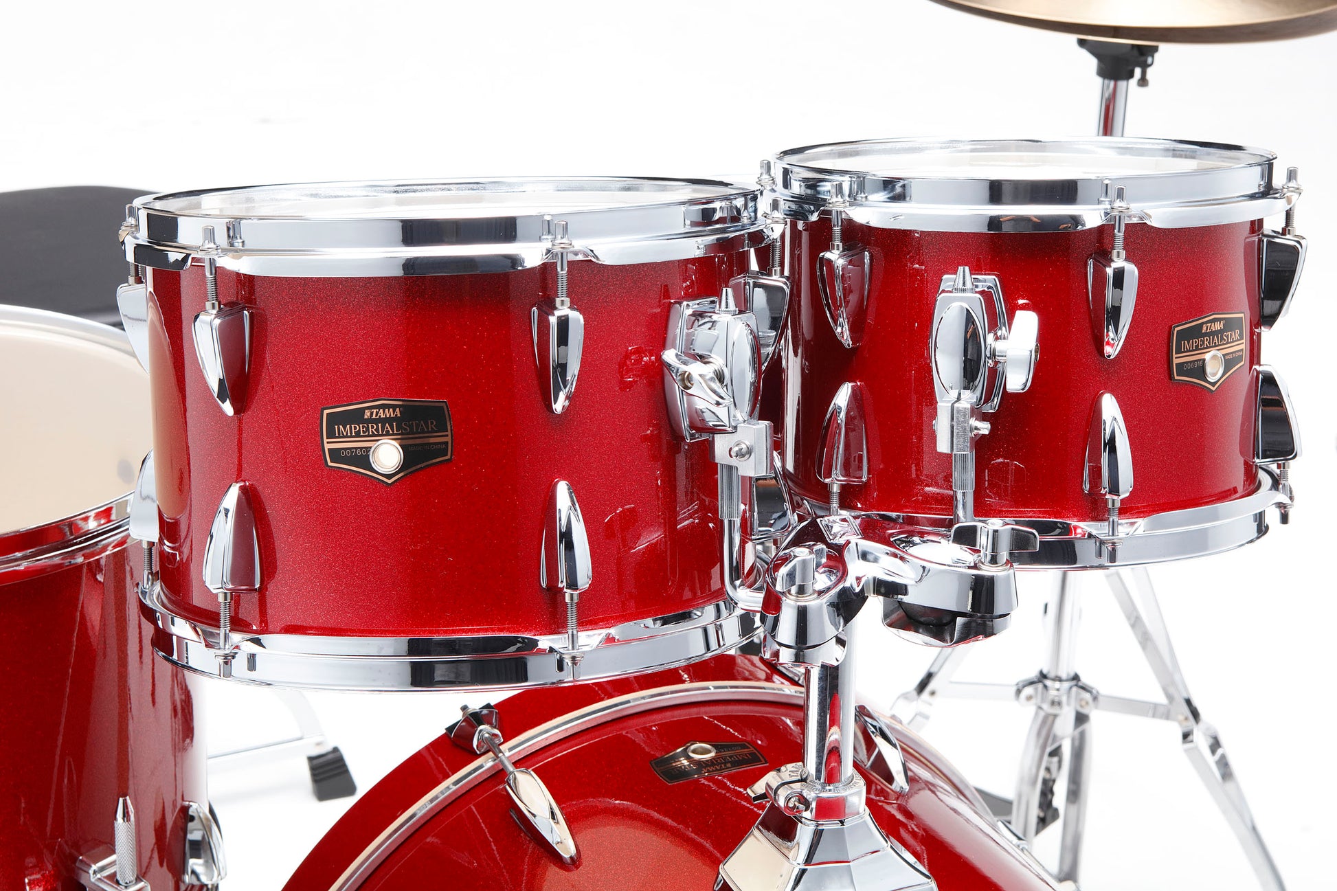 Tama IP50H6W BRM Imperialstar Batería Acústica con Herrajes Burnt Red Mist 4