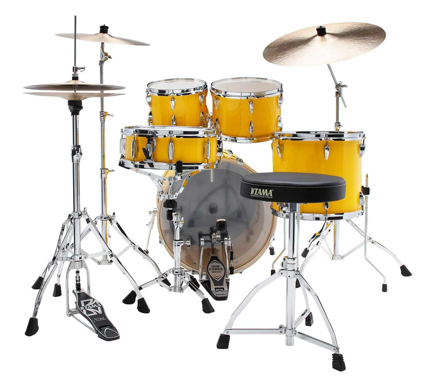 Tama IP50H6W ELY Imperialstar Batería Acústica con Herrajes Electric Yellow 3