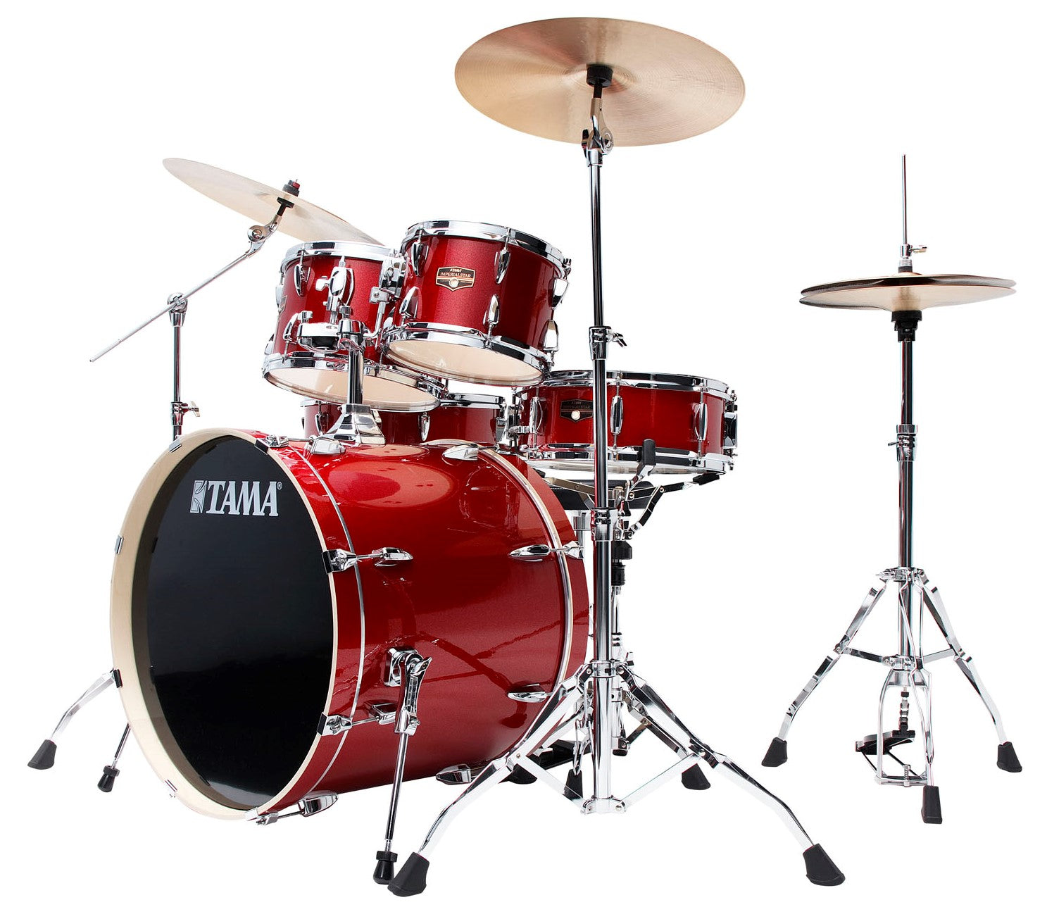 Tama IP52H6W BRM Imperialstar Batería Acústica con Herrajes Burnt Red Mist 2