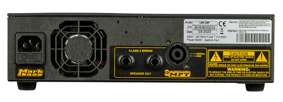 Markbass LMK 58R Amplificador Cabezal Bajo 2