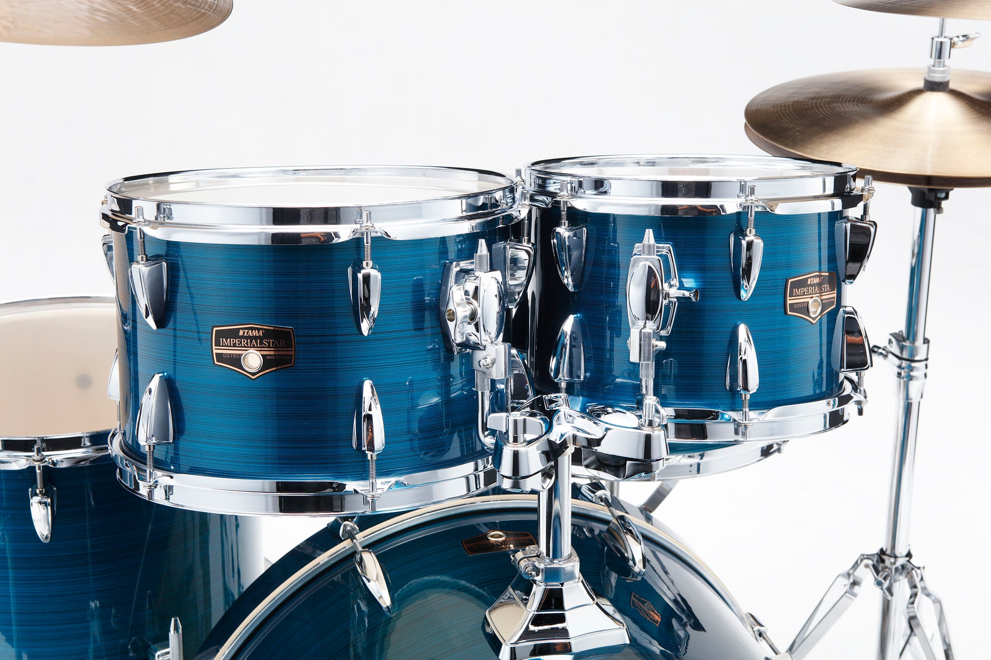 Tama IP52H6W HLB Imperialstar Batería Acústica con Herrajes Hairline Blue 4