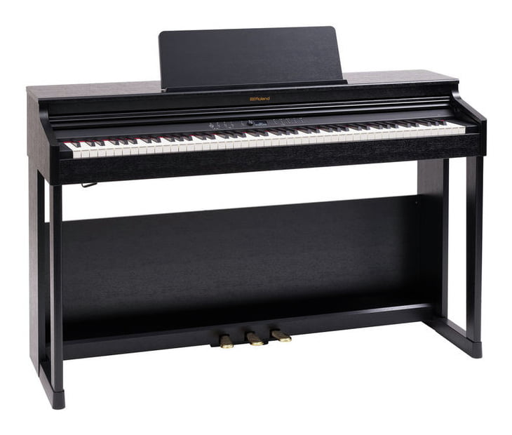 Roland -Pack- RP701 CB Piano Digital Contemporary Black + Banqueta y Auriculares 2