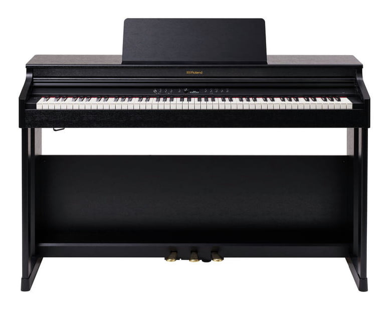 Roland -Pack- RP701 CB Piano Digital Contemporary Black + Banqueta y Auriculares 4