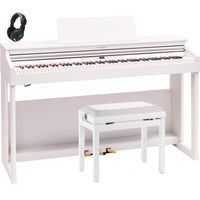 Roland -Pack- RP701 WH Piano Digital Blanco + Banqueta y Auriculares 1