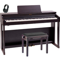 Roland -Pack- RP701 DR Piano Digital Dark Rosewood + Banqueta y Auriculares 1