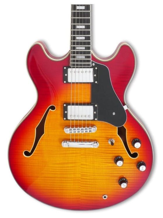 Sire H7 CS Larry Carlton Guitarra Eléctrica Cherry Sunburst 3