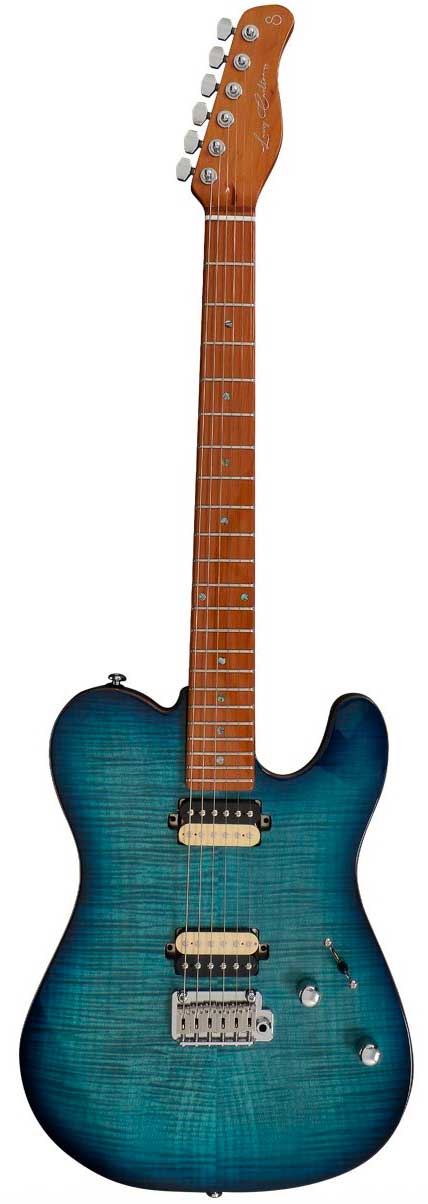 Sire T7 FM TBL Larry Carlton Guitarra Eléctrica Transparent Blue 1