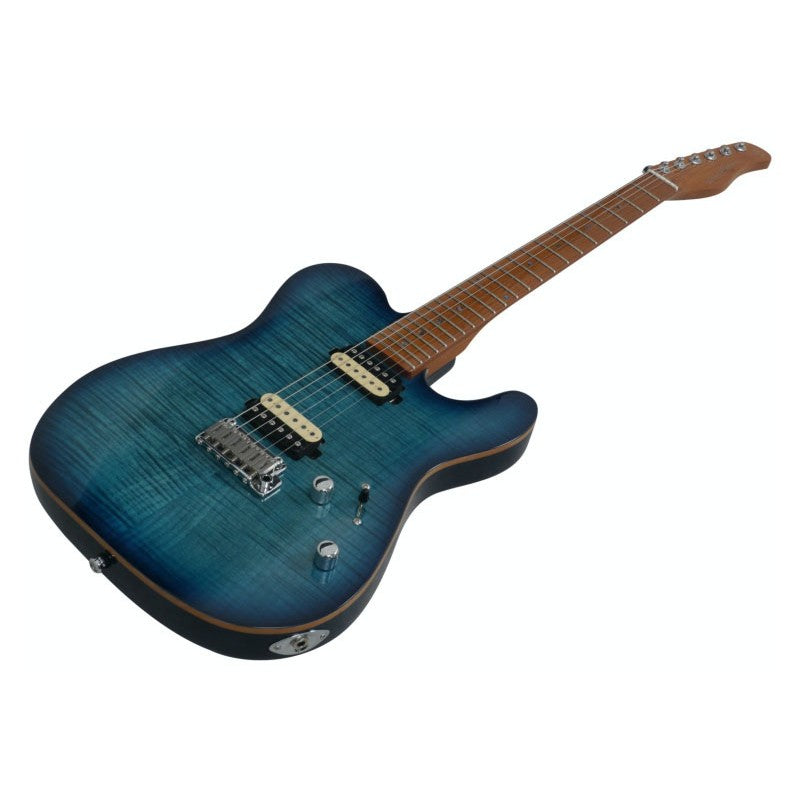 Sire T7 FM TBL Larry Carlton Guitarra Eléctrica Transparent Blue 4