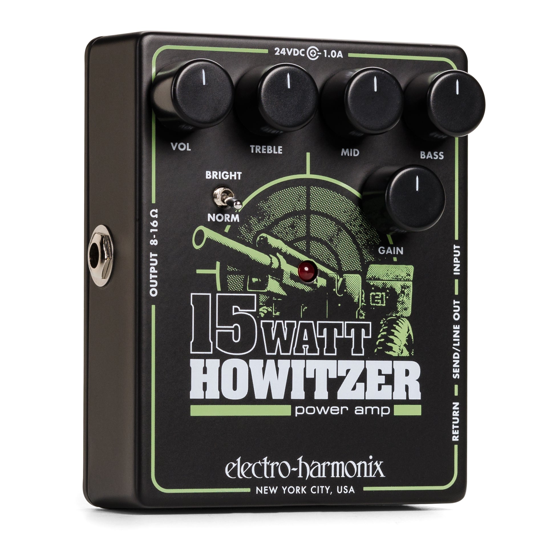 Electro Harmonix 15W Howitzer Pedal Previo Amplificador 6