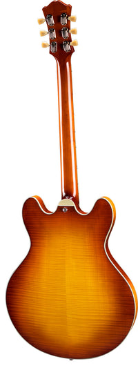 Eastman T486 GB Archtop Thinline Guitarra Eléctrica Gold Burst 2