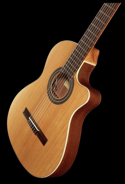 Alhambra Z Nature CTEZ con Funda Guitarra Española Electrificada con Cutaway Cuerpo Estrecho 11