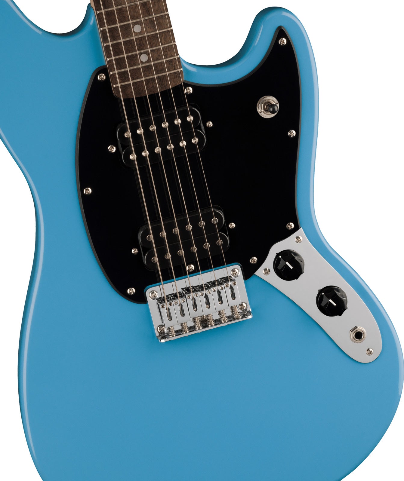 Squier Sonic Mustang HH IL Guitarra Eléctrica California Blue 3