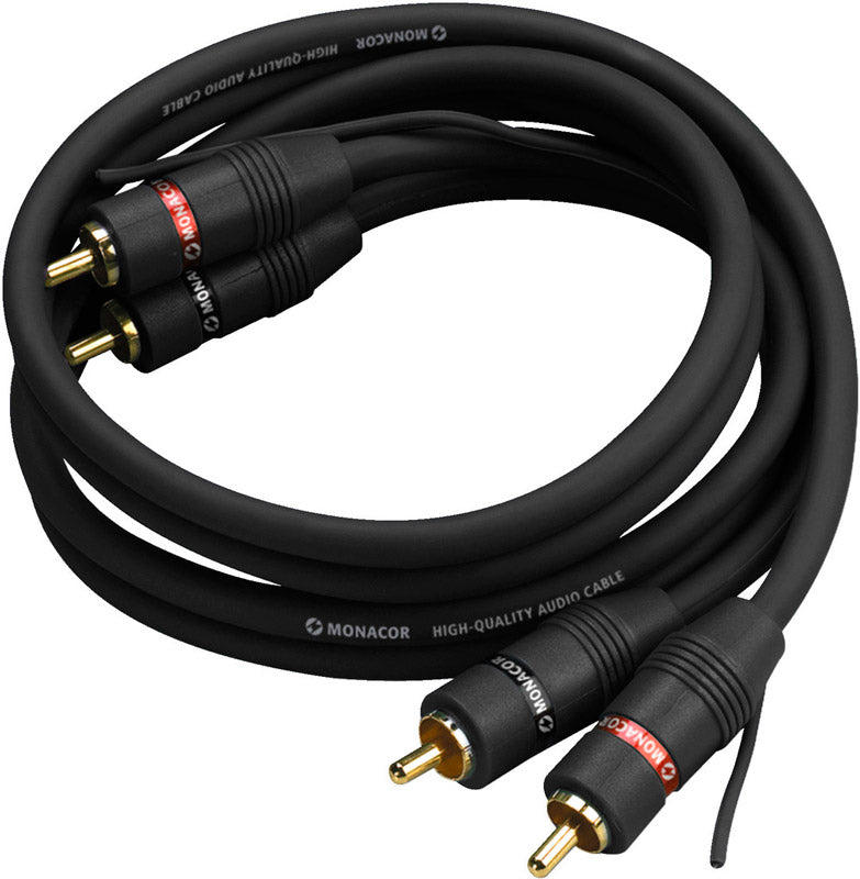 Monacor AC-150 SW Cable 2 X RCA 1.5 Metros 1
