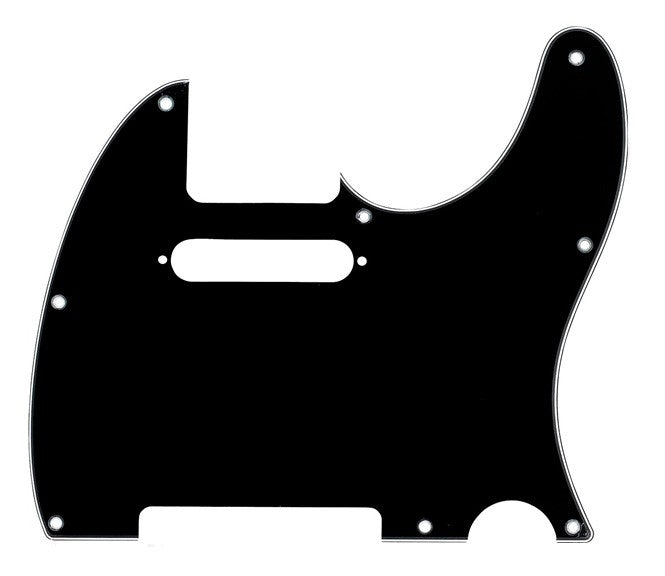 Fender 0991356000 Golpeador Standard Telecaster 8 Screw Holes Black 3 Ply 1