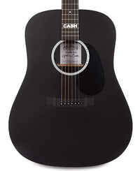 Martin DX Cash Johnny Cash Guitarra Electroacústica Dreadnought Negra 4