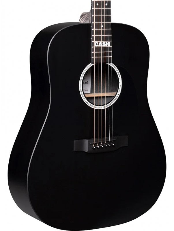 Martin DX Cash Johnny Cash Guitarra Electroacústica Dreadnought Negra 5