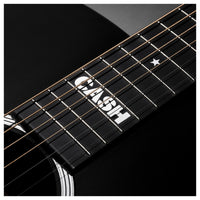 Martin DX Cash Johnny Cash Guitarra Electroacústica Dreadnought Negra 10