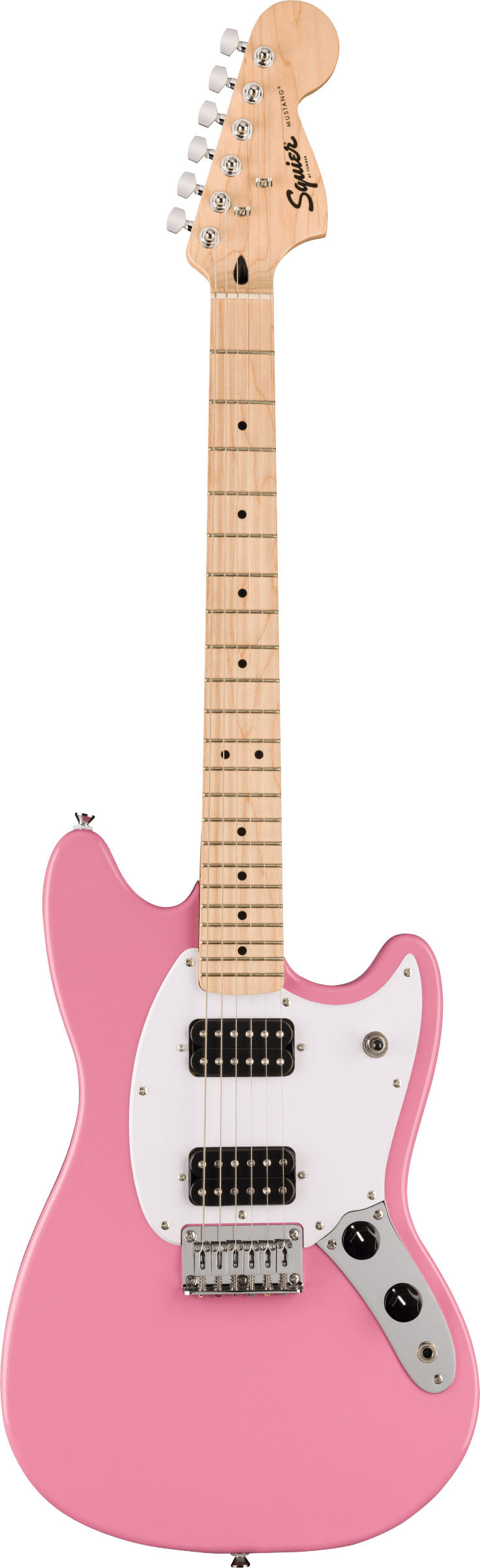 Squier Sonic Mustang HH MN Guitarra Eléctrica Flash Pink 1