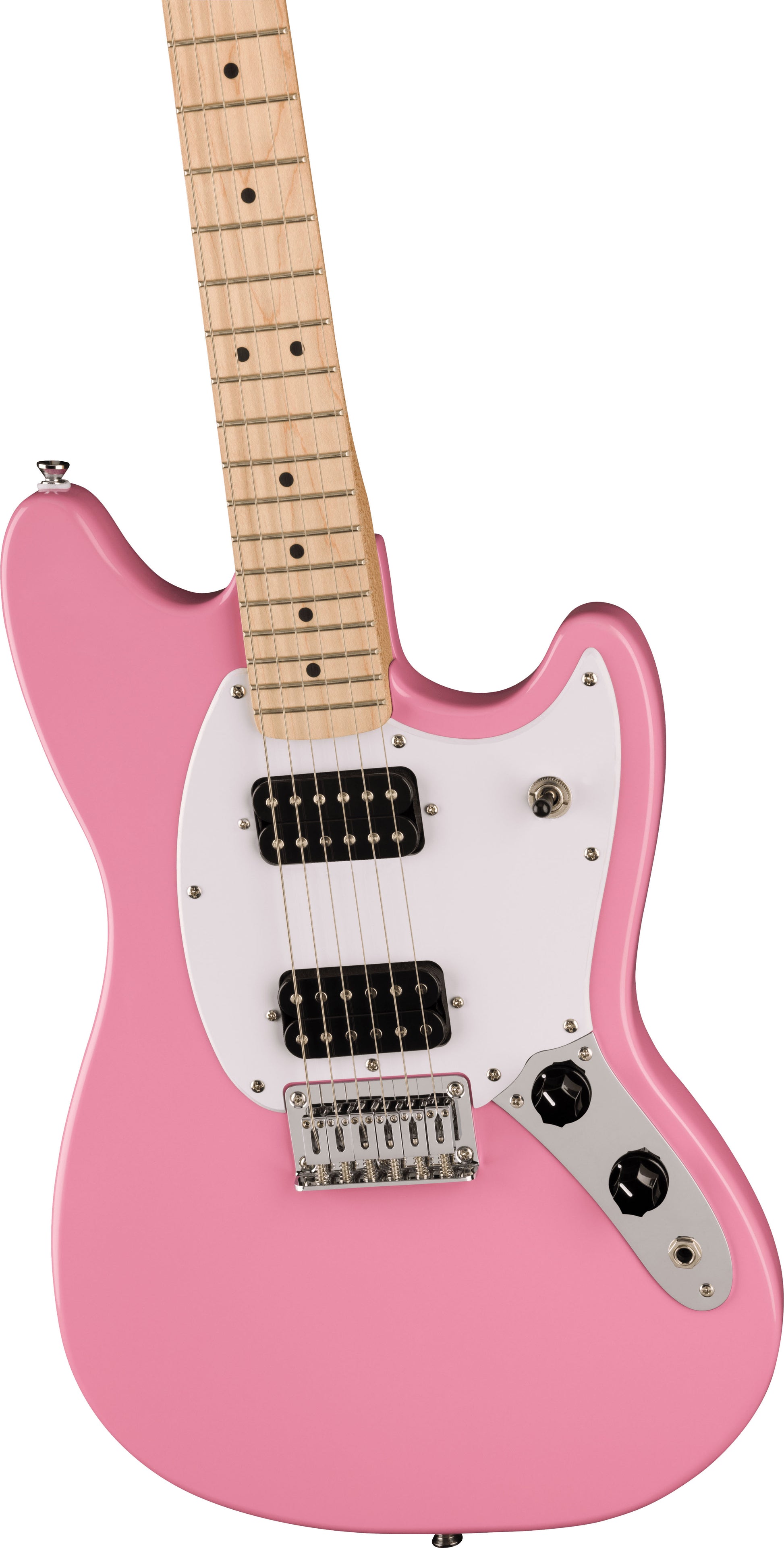 Squier Sonic Mustang HH MN Guitarra Eléctrica Flash Pink 3