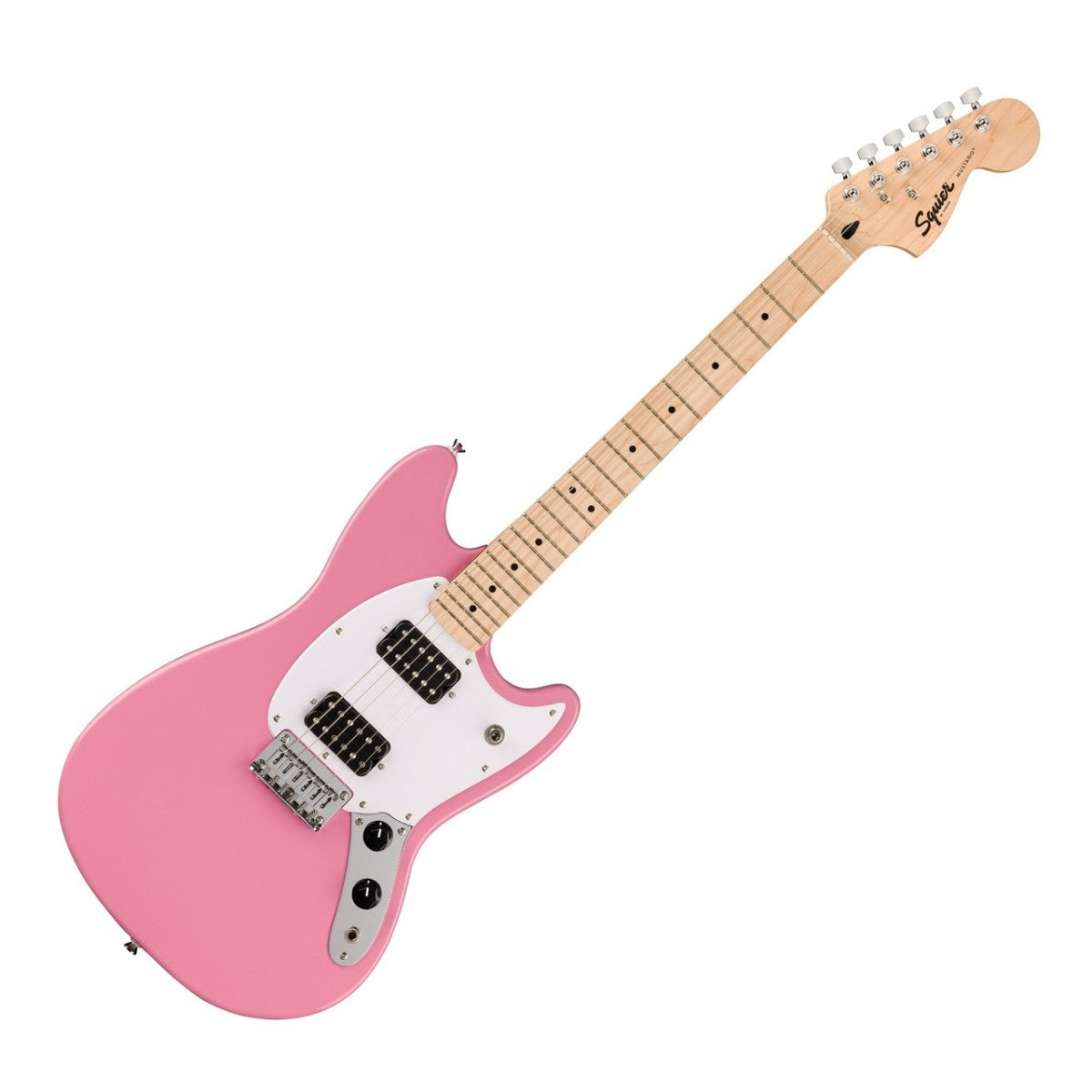 Squier Sonic Mustang HH MN Guitarra Eléctrica Flash Pink 7