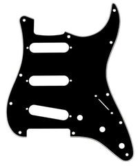 Fender 0991359000 Golpeador Standard Stratocaster 3 Single Coils 11 Screw Holes Black 3 Ply 1