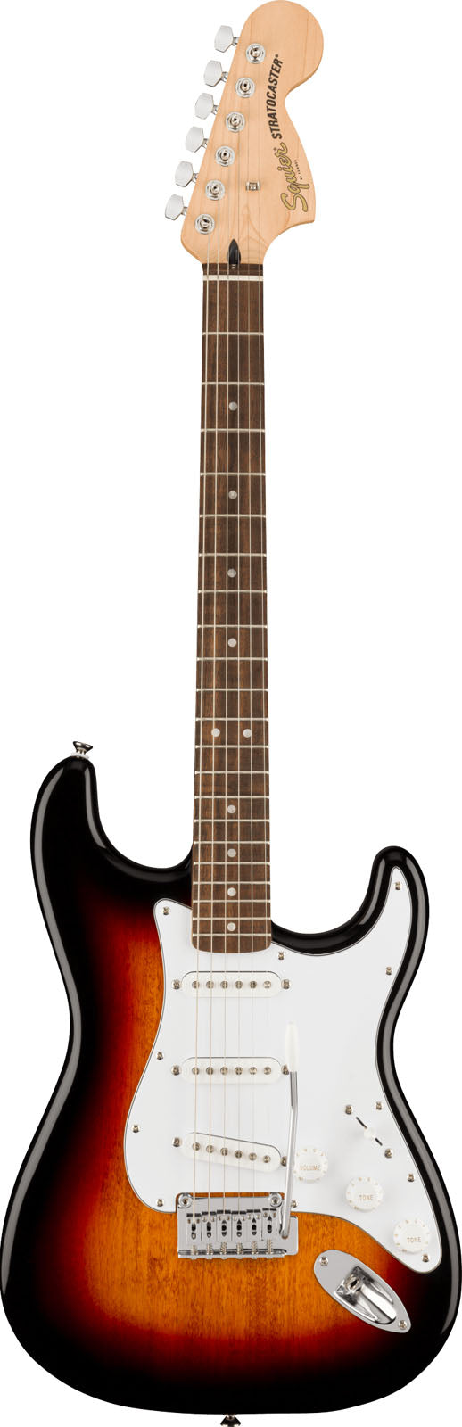 Squier Affinity Stratocaster IL Guitarra Eléctrica 3 Colores Sunburst 1