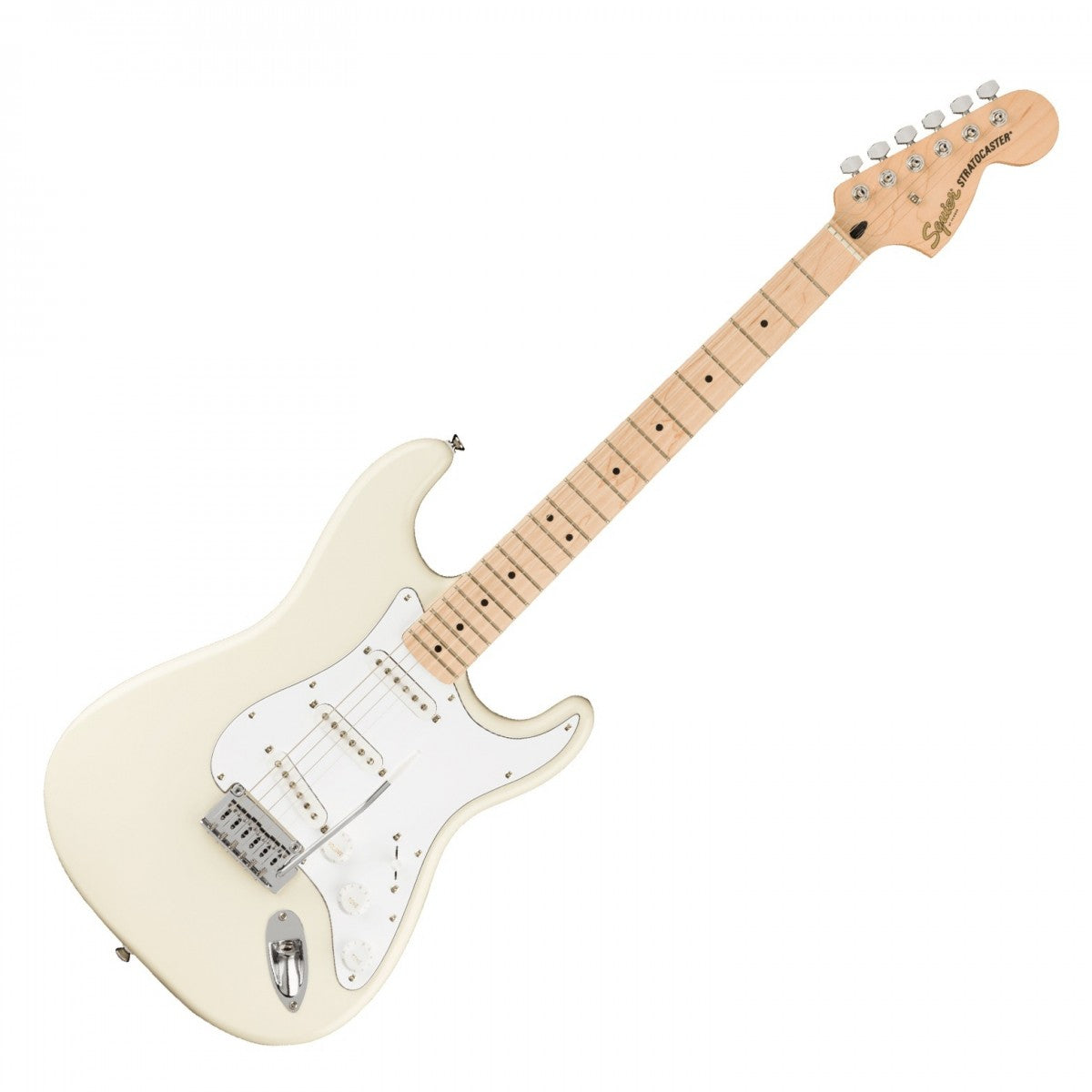 Squier Affinity Stratocaster MN Guitarra Eléctrica Olympic White 7