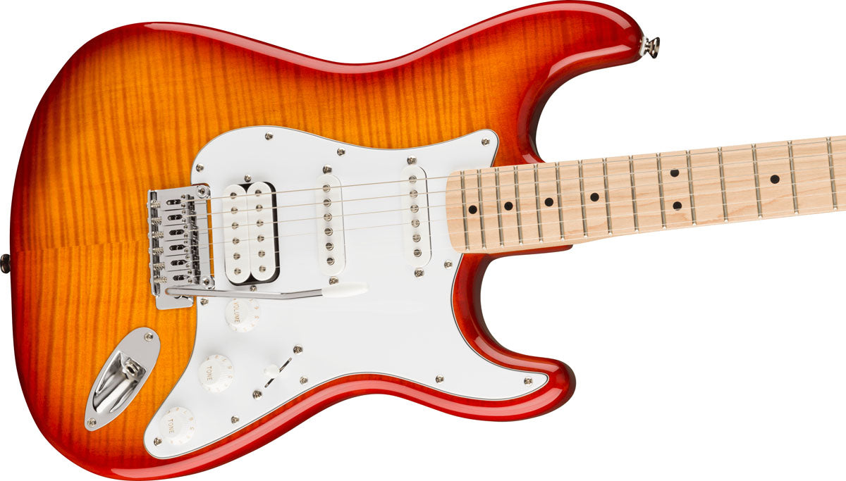 Squier Affinity Stratocaster FMT HSS MN Guitarra Eléctrica Sienna Sunburst 3