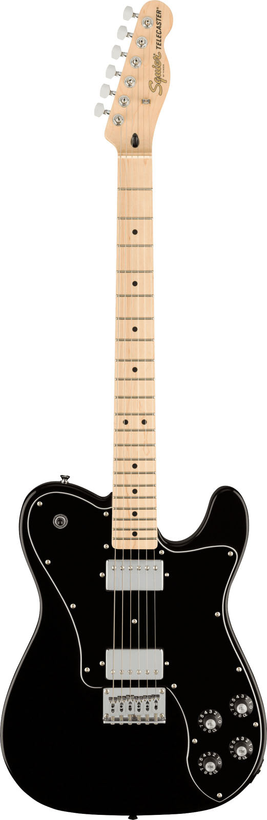 Squier Affinity Telecaster Deluxe MN Guitarra Eléctrica Negra 1