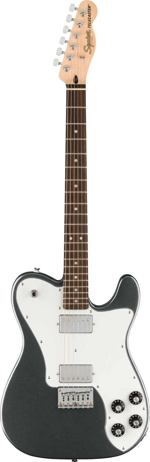 Squier Affinity Telecaster Deluxe IL Guitarra Eléctrica Charcoal Frost Metallic 1