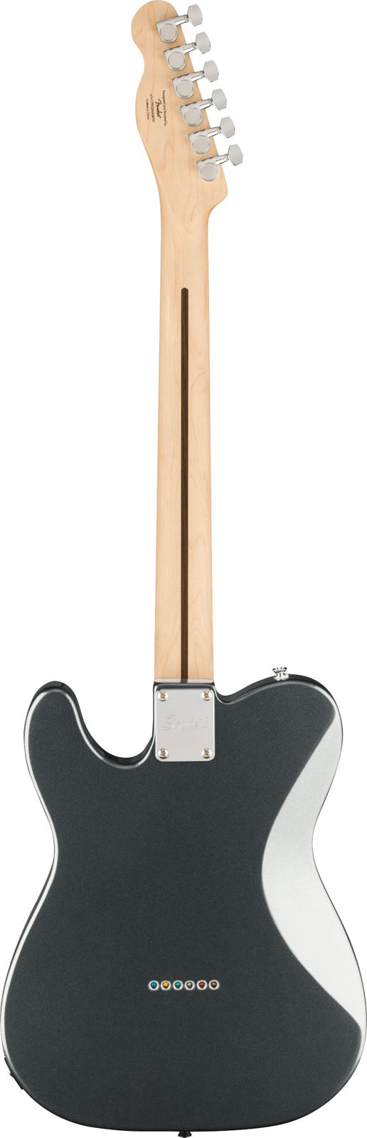 Squier Affinity Telecaster Deluxe IL Guitarra Eléctrica Charcoal Frost Metallic 2