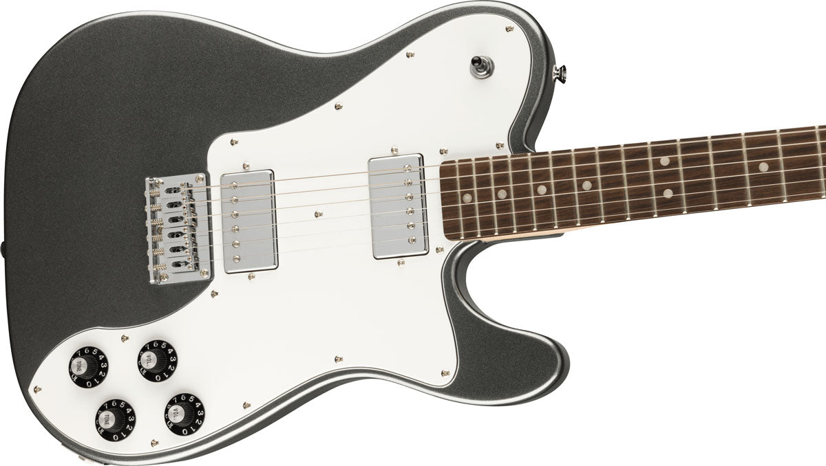 Squier Affinity Telecaster Deluxe IL Guitarra Eléctrica Charcoal Frost Metallic 3