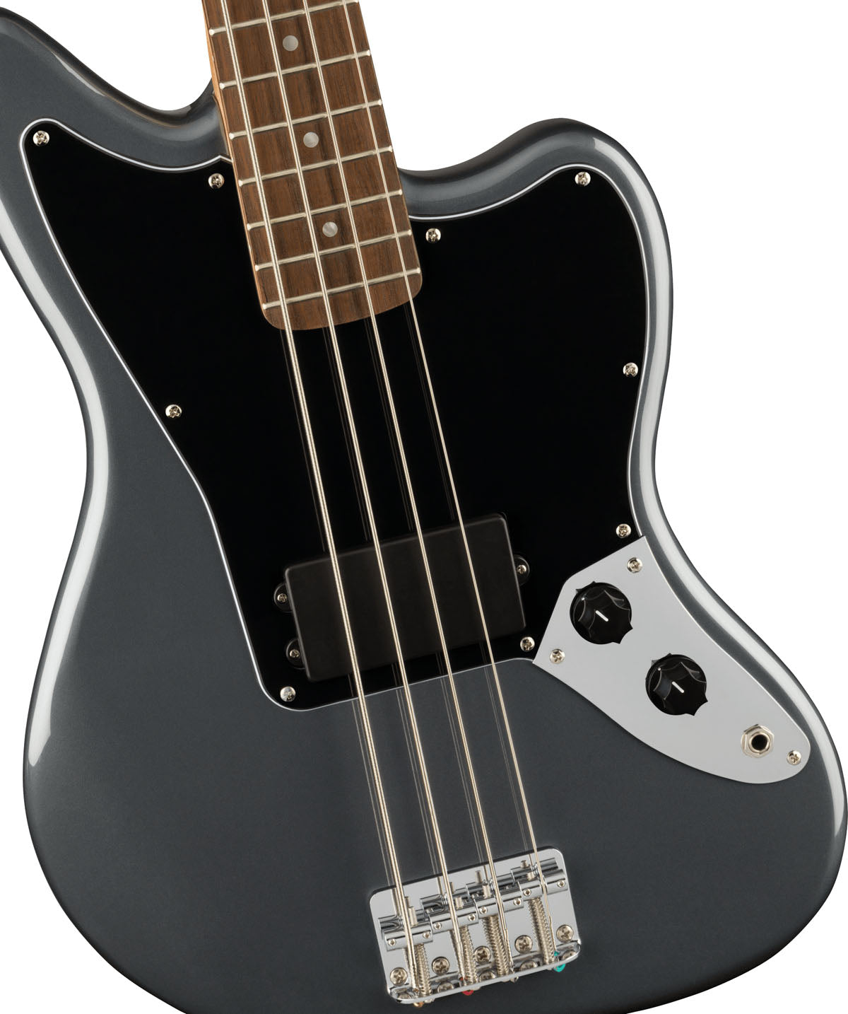 Squier Affinity Jaguar Bass H IL Bajo Eléctrico Charcoal Frost Metallic 4