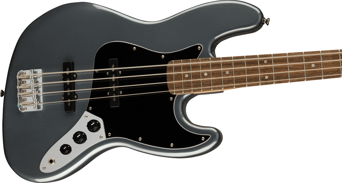 Squier Affinity Jazz Bass IL Bajo Eléctrico Charcoal Frost Metallic 3