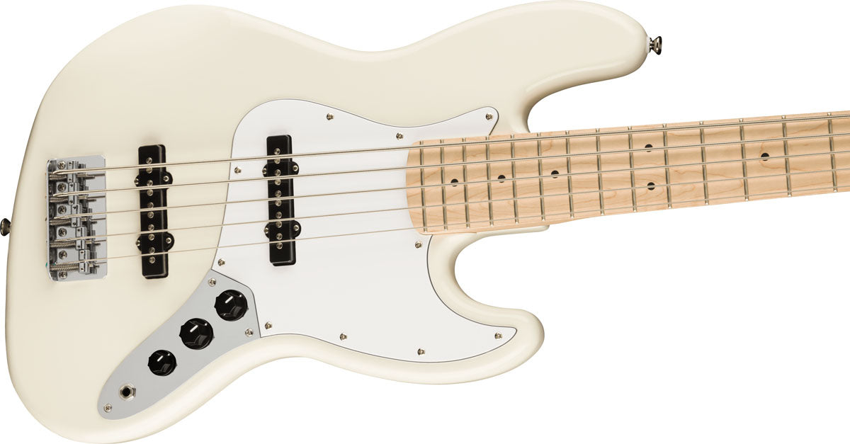 Squier Affinity Jazz Bass V MN Bajo Eléctrico 5 Cuerdas Olympic White 3