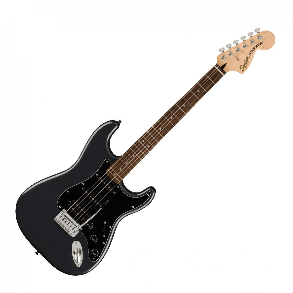 Squier Affinity Pack Stratocaster HSS IL CFM Guitarra Eléctrica Charcoal Frost Metallic 10