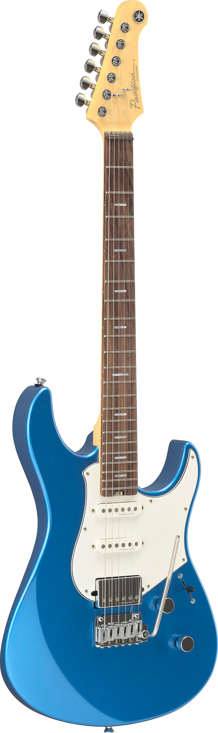 Yamaha PACP12 SPB Pacifica Professional RW Guitarra Eléctrica Sparkle Blue 2