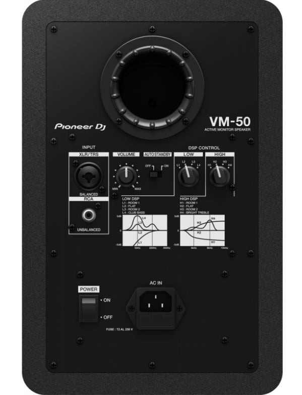 Pioneer DJ VM50 Monitor Activo Negro. Unidad 3