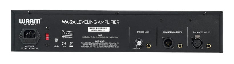 Warm Audio WA-2A Compresor Optico a Válvulas 6