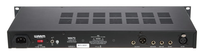 Warm Audio WA-73 Previo para Micrófono un Canal 4