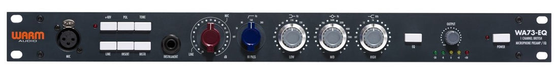 Warm Audio WA-73-EQ Previo para Micrófono Un Canal 1