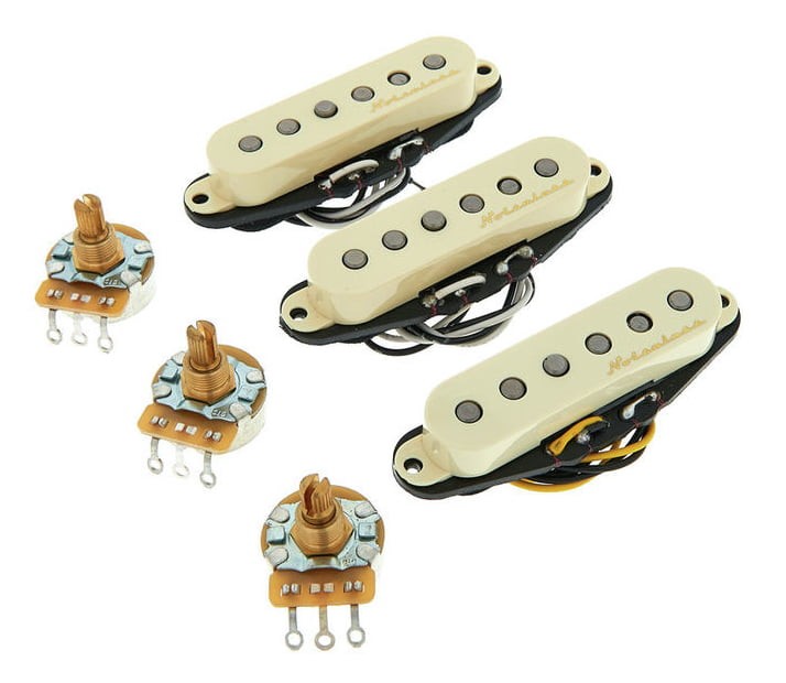 Fender 0992115000 Vintage Noiseless Stratocaster Pickups Set Pastillas Guitarra 5