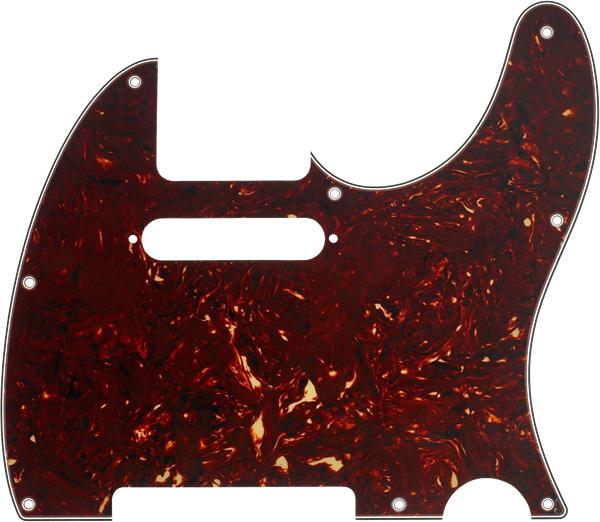 Fender 0992152000 Golpeador Standard Telecaster 8 Agujeros Tortoise Shell 4 Capas 1