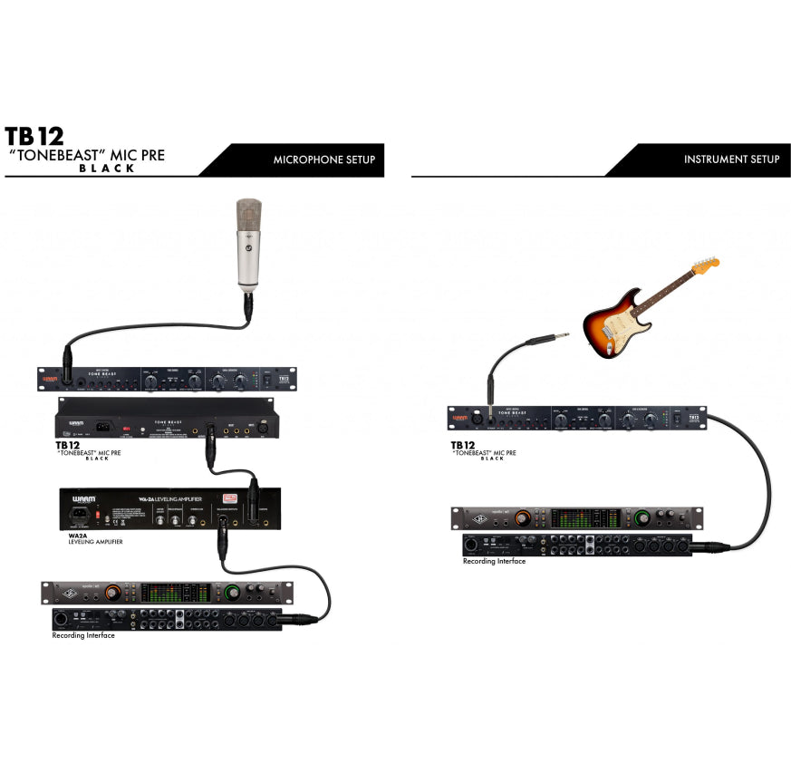 Warm Audio TB-12 Previo para Micrófono un Canal 6